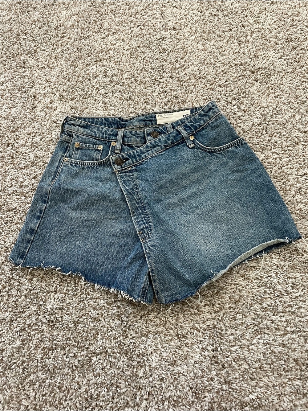 rag & bone Belina Crossover Denim Skort Women’s 27